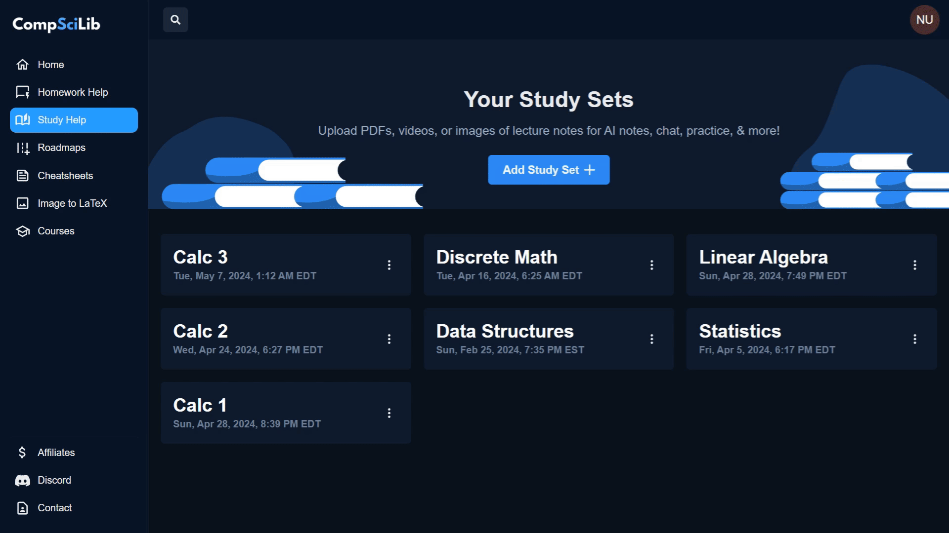 Study with your Course Content